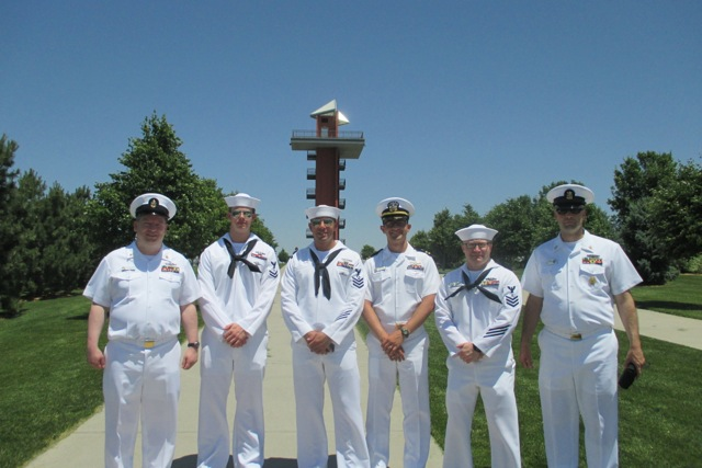 Visiting crew of USS Nebraska